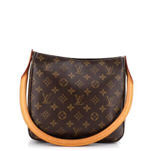 Louis Vuitton Looping Handbag Canvas Mm #236656L10B